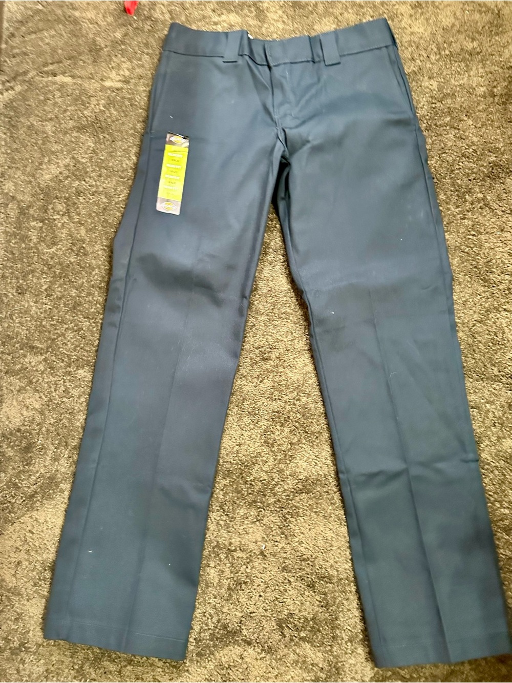 Dickies Men's Straight Navy Work Chinos